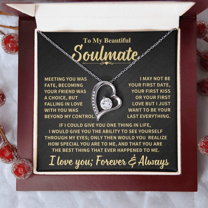 Beautiful Soulmate Gift Forever Love Necklace
