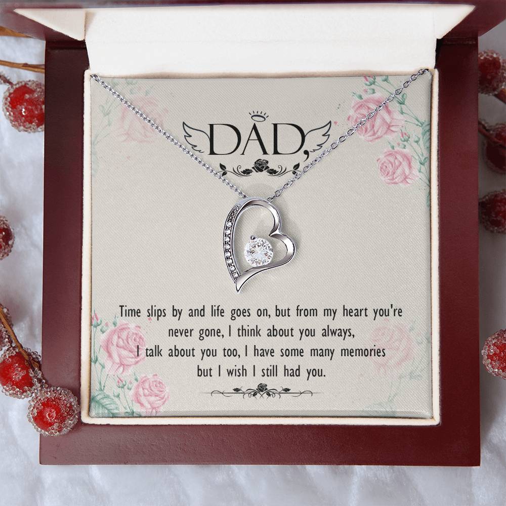 Dad - From My Heart You Are Never Gone - Necklace Forever Love Necklace
