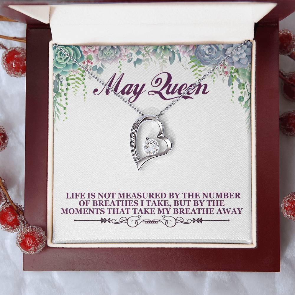 Born May Birthday Gift 5 1 Forever Love Necklace