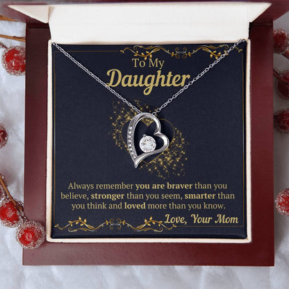 Best Gift For Daughter From Mom Forever Love Necklace