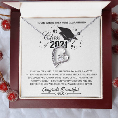 Class Of 2021 Graduation Gifts For Her Graduation Gift For Daughter Feeling Proud Gift On Child's Graduation Best Graduation Gift Forever Love Necklace