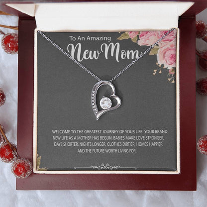 To New Mom Welcome To Motherhood 925 Sterling Silver Pendant 1 Forever Love Necklace