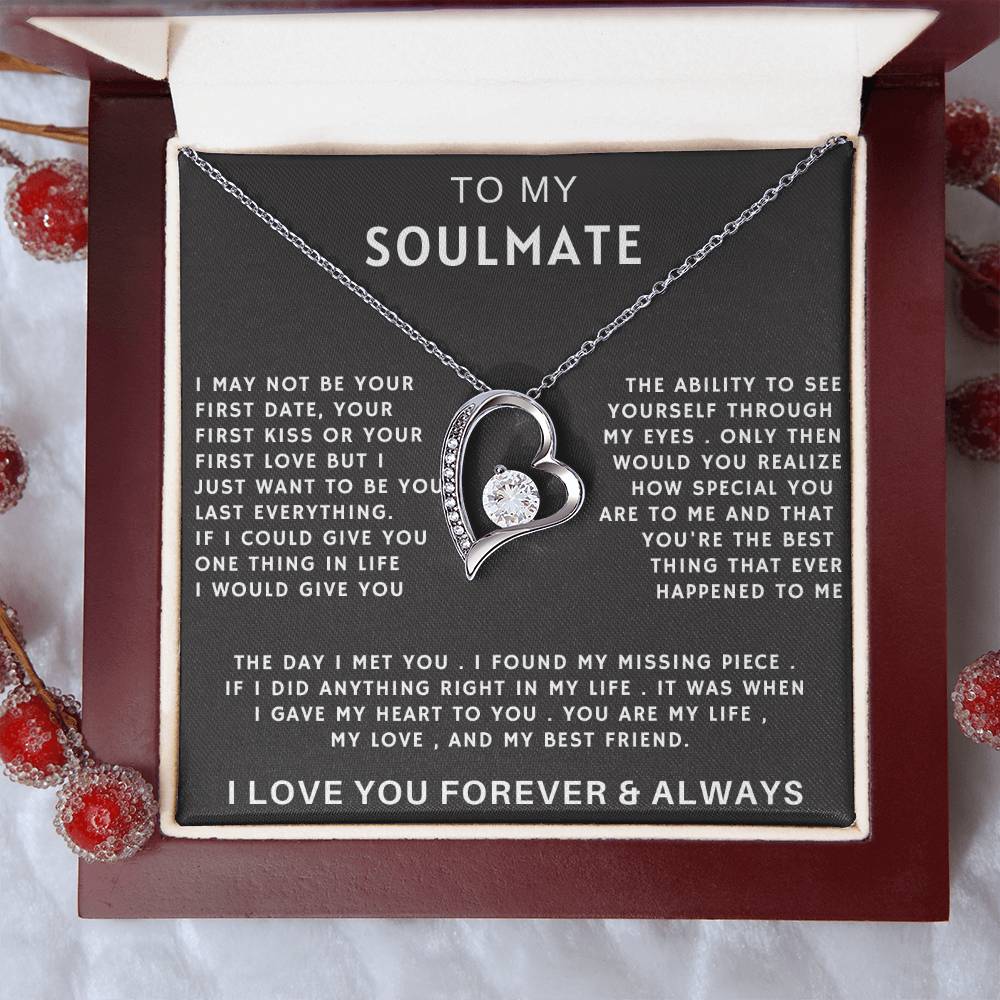 Beautiful Soulmate Forever Love Necklace