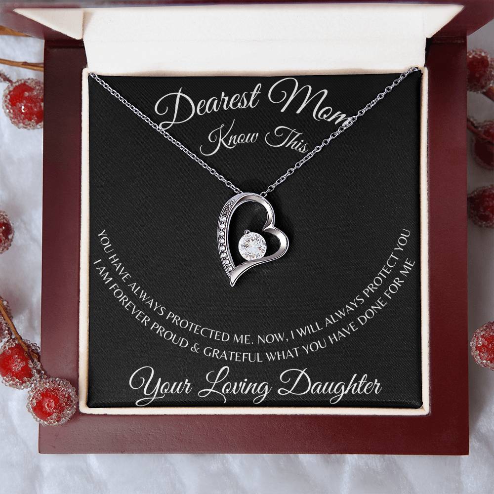 Dearest Mom Know This 1 Forever Love Necklace