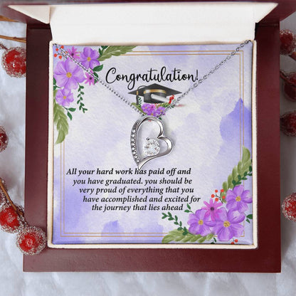 Congratulations I Am So Proud Of You Birthstone Necklace Graduation Gift Necklace Graduation Forever Love Necklace