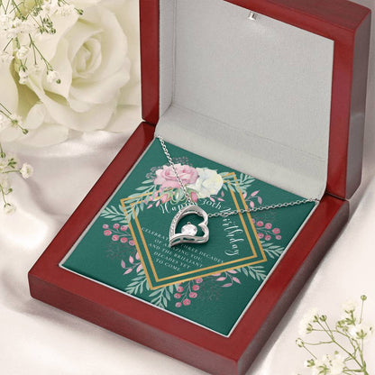 Daughter Birthday Gift Daughter Jewelry Daughter Necklace Mom To Daughter Necklace Meaningful Necklace For Daughter 30th Birthday Gifts Forever Love Necklace