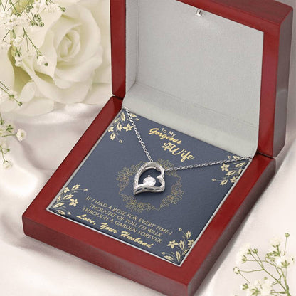 To My Wife Rose Garden Necklace 1 Forever Love Necklace