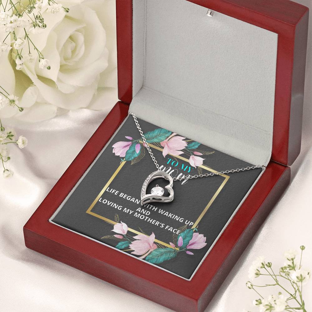 Forever Love Necklace With Message Card Forever Love Necklace