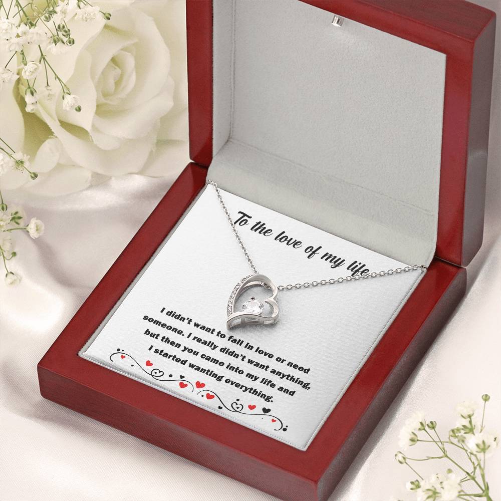 You Came Into My Life Forever Love Necklace