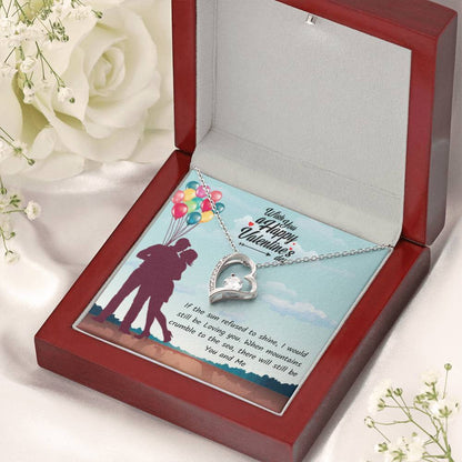 Valentines Day Necklace Gift For Girlfriend And Wife Perfect Love Gift Forever Love Necklace