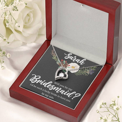 Bridesmaid Forever Love Necklace