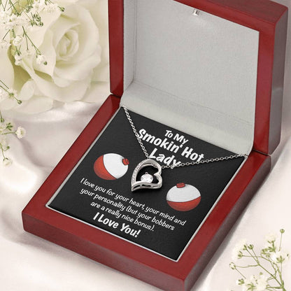 Fisherman's Lady  Customize Gift?? Heart Necklace Forever Love Necklace