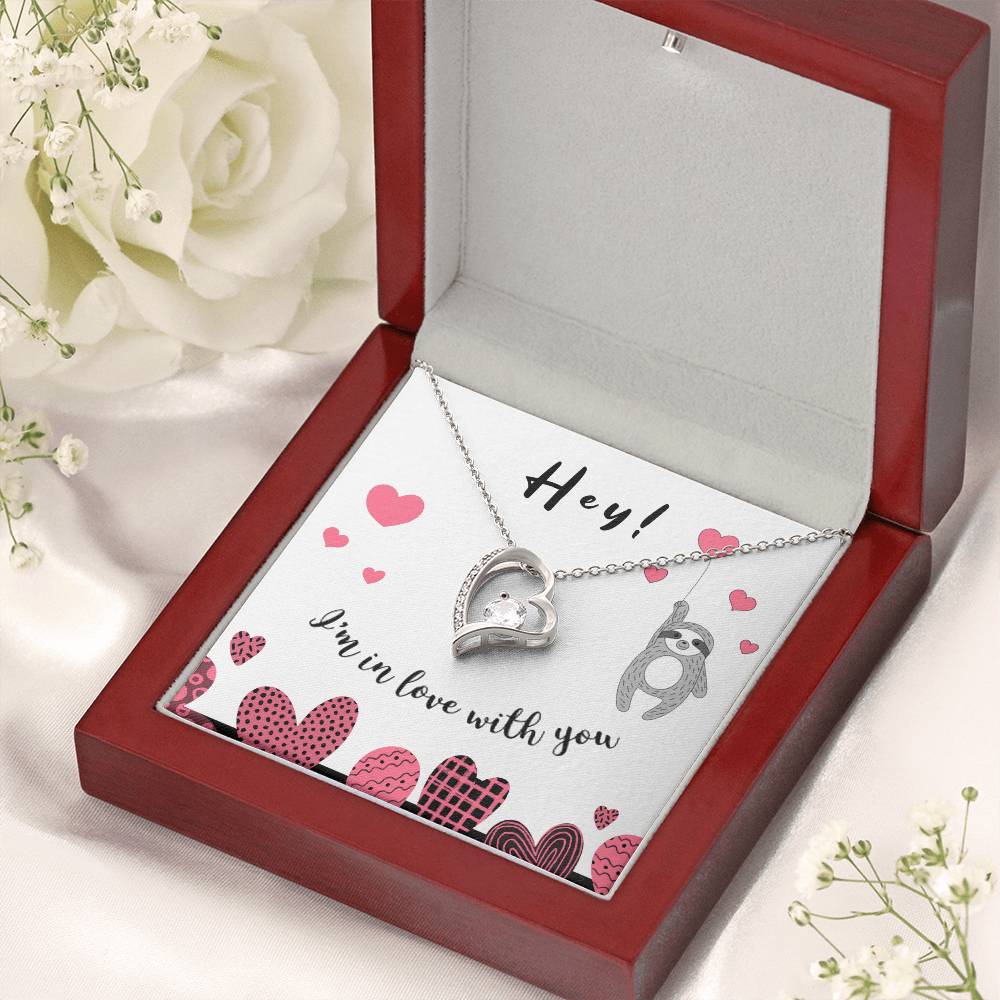 Valentine's Day In Love With You 1 Forever Love Necklace