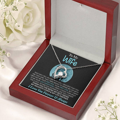 To My Wife Necklace Fishing Necklace Fisherman Wife Gifts Wife Birthday Gift Fishing Partner Present Fishing Gift Ideas To Forever Love Necklace