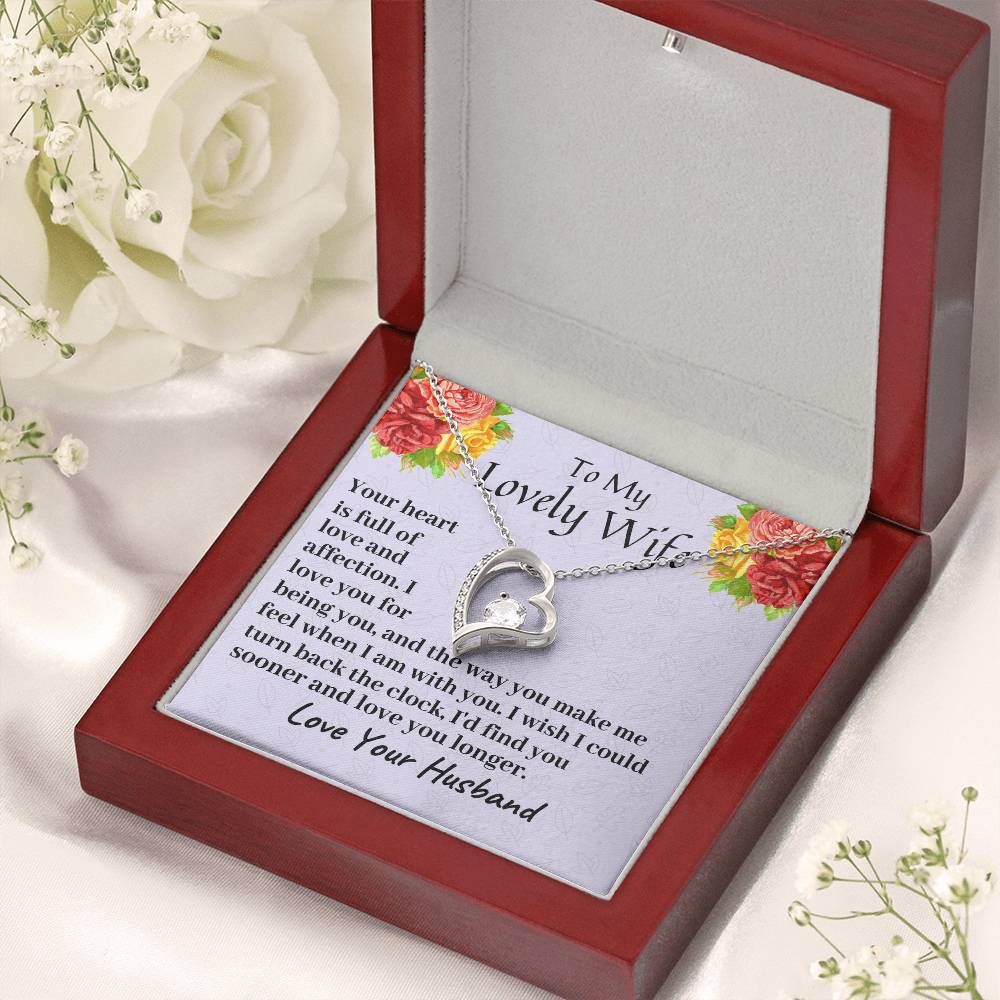 To My Wife I Love You For Being You Necklace 1 Forever Love Necklace