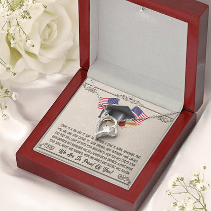 Congrats Necklace Gift For Daughter Special Gift For Graduate Congratulation Gift For Her College Graduation Gift For Friends Graduation Forever Love Necklace
