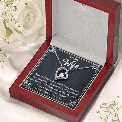 To My Wife 3 Forever Love Necklace