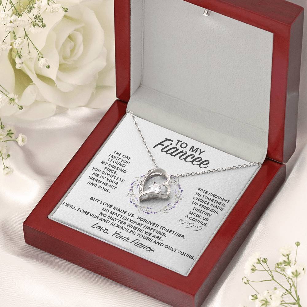 Fe004 Forever Love Necklace  Gift For Fiancée Forever Love Necklace