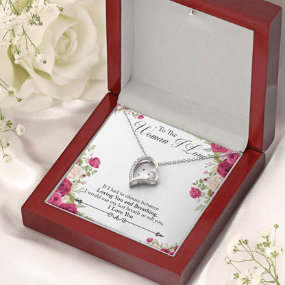 To The Woman I Love Forever Love™ Necklace Forever Love Necklace