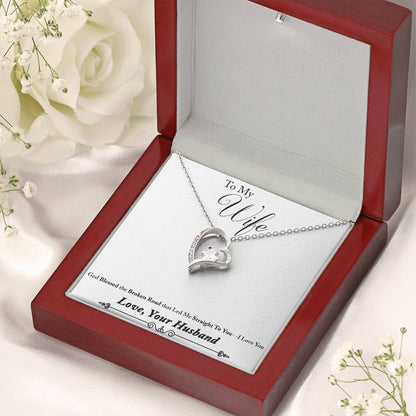To Wife From Husband 2 1 Forever Love Necklace