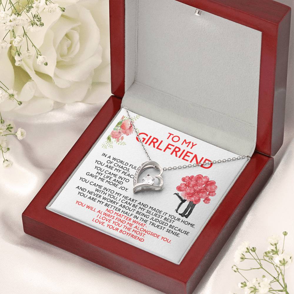 Gf002 Gift For Girlfriend 1 Forever Love Necklace