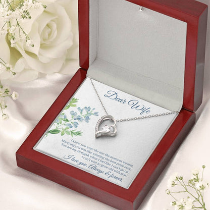 Dear Wife I Love You Always & Forever Forever Love Necklace