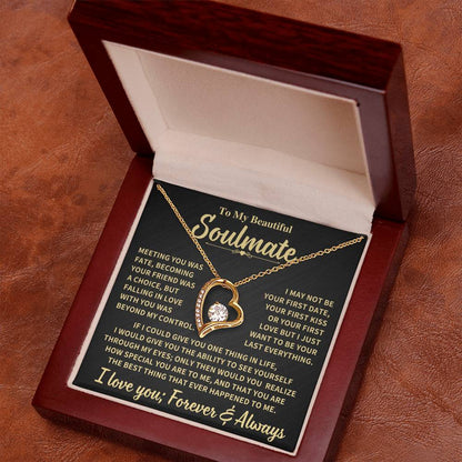 Beautiful Soulmate Gift Forever Love Necklace