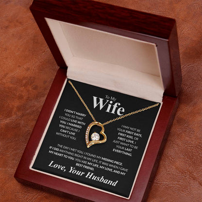 To My Wife Forever Love Necklace