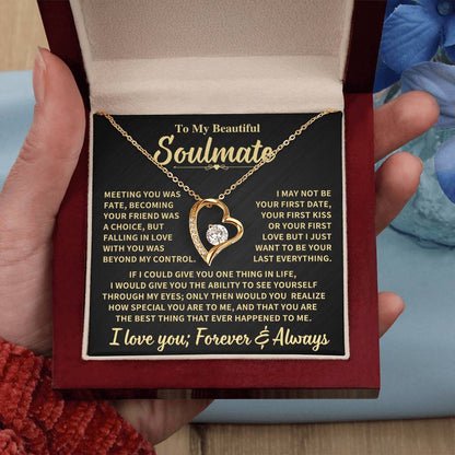 Beautiful Soulmate Gift Forever Love Necklace