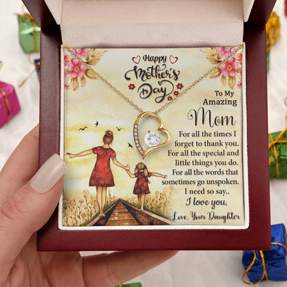 Best Necklace Gift For Mom Forever Love Necklace