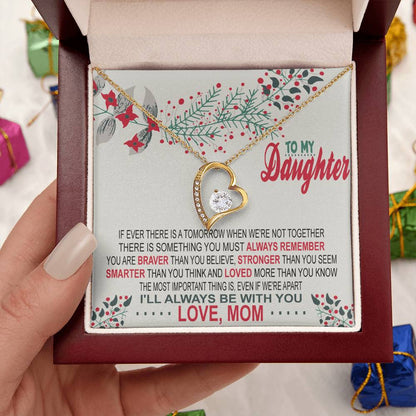 Gift For Daughter From Mom Daughter Mother Necklace Daughter Gift From Mom To My Daughter Daughters Birthday Unique Gift For Daughter Grown Up Forever Love Necklace
