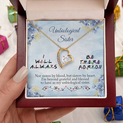 Bestie Unbiological Sister Necklace Naomi Had Ruth To My Unbiological Sister Sisters In Christ Jewelrybestie Forever Love Necklace