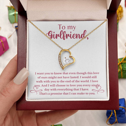 Valentine's Gift For Girlfriend I Will Choose To Love You Every Single Day With Everything That I Have 1 Forever Love Necklace