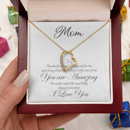 Forever Love Necklace Mom You Are Amazing 1 Forever Love Necklace