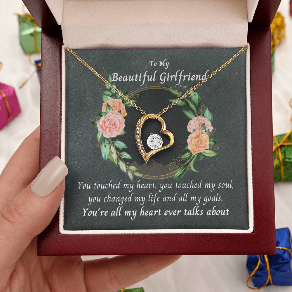 Beautiful Girlfriend Necklace Forever Love Necklace
