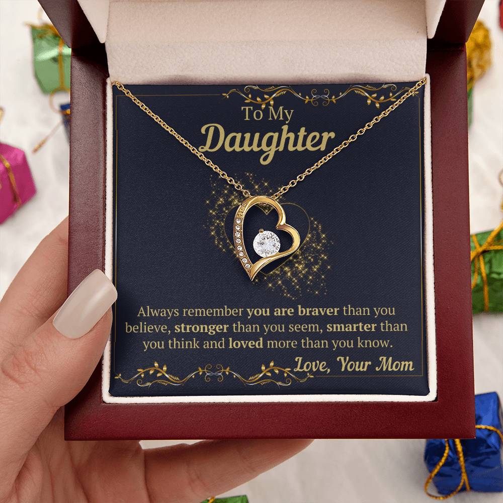 Best Gift For Daughter From Mom Forever Love Necklace