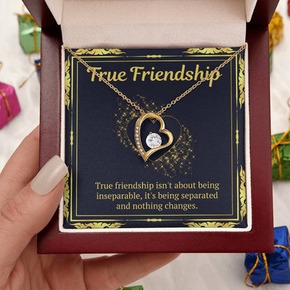 True Friendship Gift Forever Love Necklace
