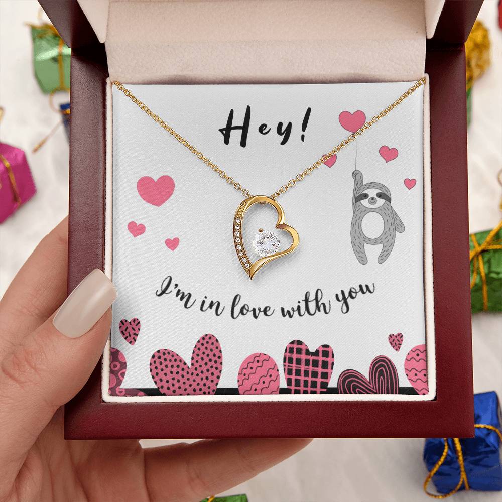 Valentine's Day In Love With You 1 Forever Love Necklace