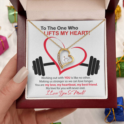 Forever Love Lifts My Heart! Forever Love Necklace