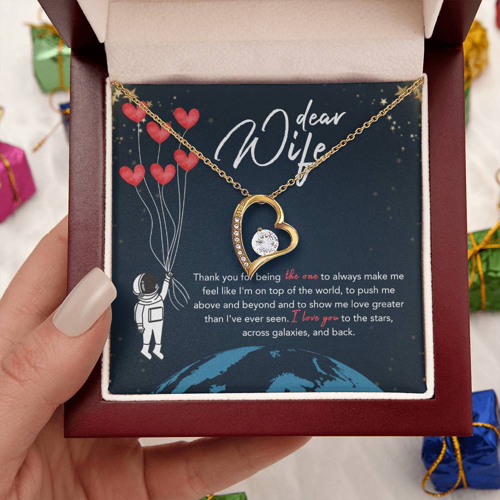To My Wife Necklace Beyond The Stars 1 Forever Love Necklace
