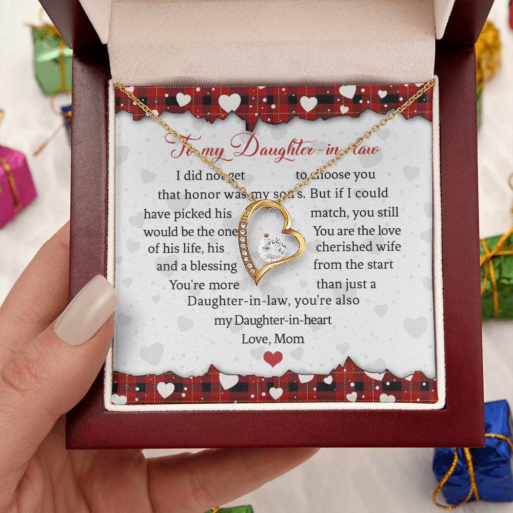 Daughter In Law 1 Forever Love Necklace