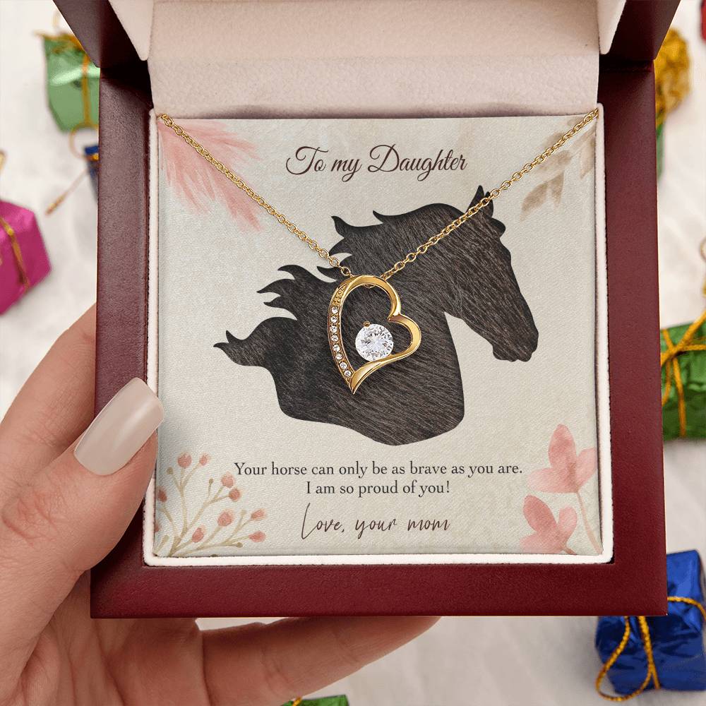 Forever Love Necklace Horse Girl Forever Love Necklace