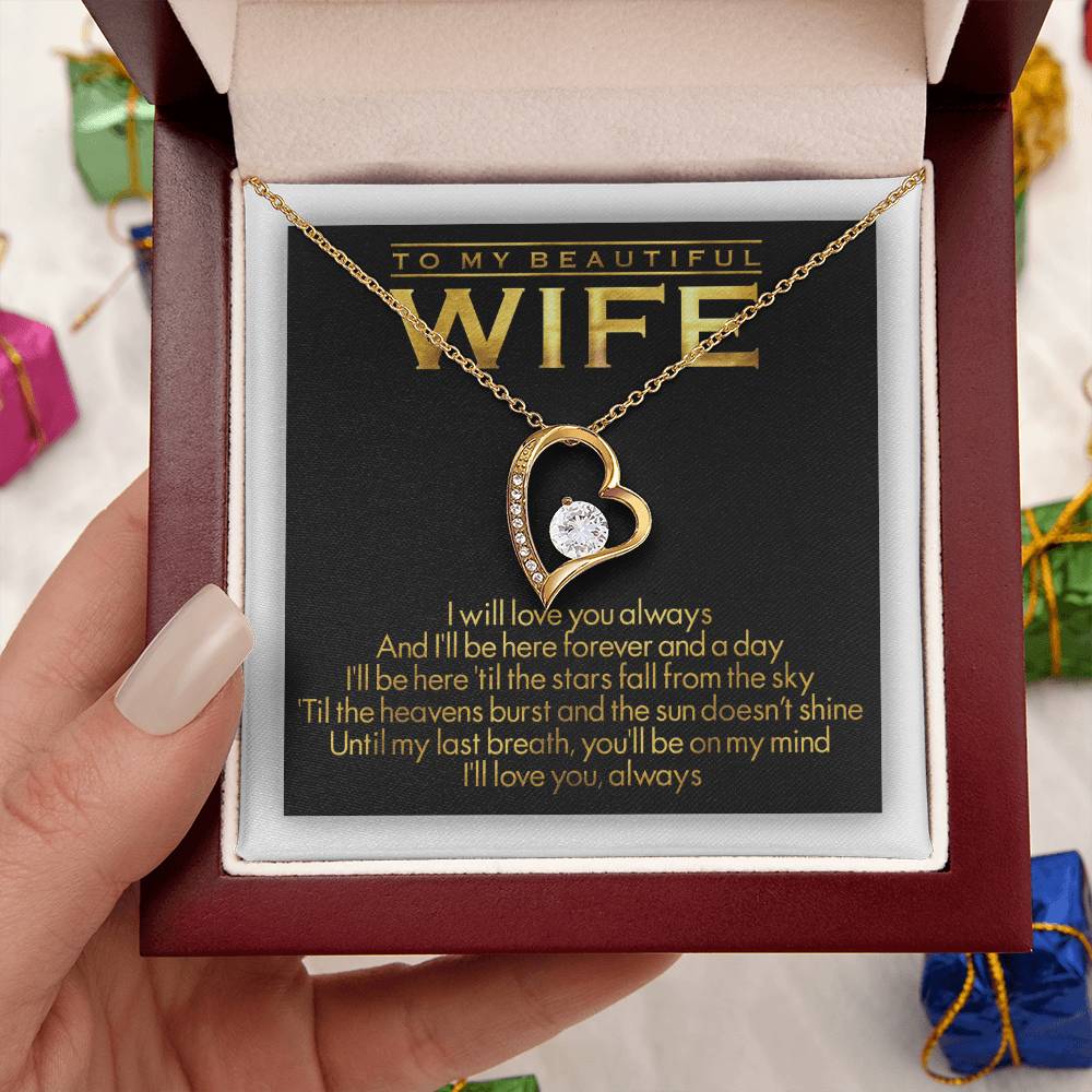 Classic Rock Love Song Forever Love Necklace