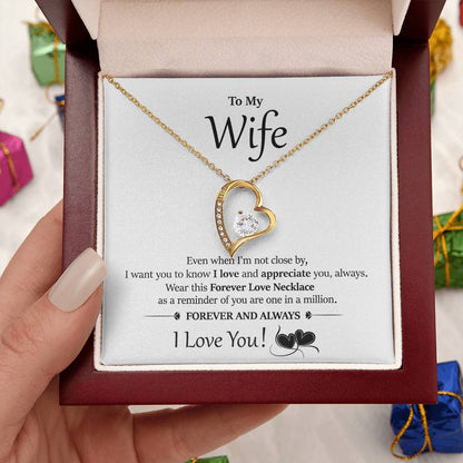 Beautiful Surprise Your Wife With This Gorgeous Gift Today! Forever Love Necklace