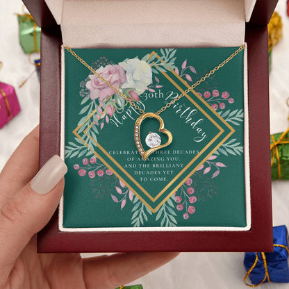 Daughter Birthday Gift Daughter Jewelry Daughter Necklace Mom To Daughter Necklace Meaningful Necklace For Daughter 30th Birthday Gifts Forever Love Necklace