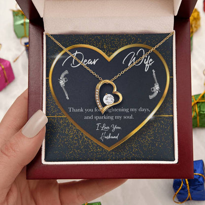 Dear Wifei Love You 1 Forever Love Necklace