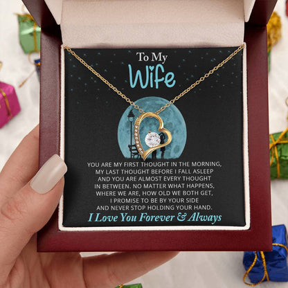 To My Wife Necklace Anniversary Gift For Wife Gift For Wife Wife Necklace Wife Birthday Gift Valentines Day Gift For Wife Forever Love Necklace