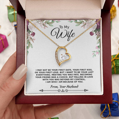 To My Wife - Your Last Everything - Necklace 2 Forever Love Necklace