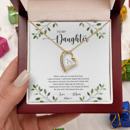 Gift For Daughter From Mom Someday When Pages Of My Life Ends Daughter Necklace Gift For Daughter Forever Love Necklace