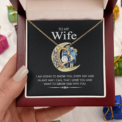 To My Wife 2 1 Forever Love Necklace